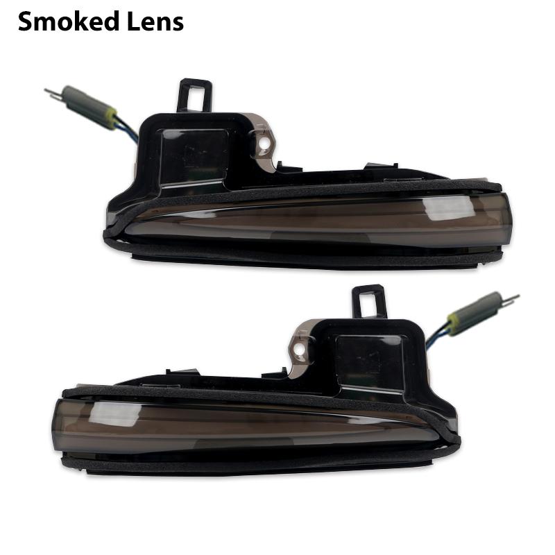 2 шт. Динамический последовательный светодиодный указатель поворота для бокового зеркала (бегущий огонь) В сборе Для Toyota Tacoma 2016-up, RAV4, Highlander Smoked Lens