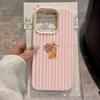 Cute Golden Dog Texture Lychee Phone Case For iPhone 17 Pro Max 16 Plus 15 Pro 14 13 12 11 XR 17Air Lychee Textur Soft Cover