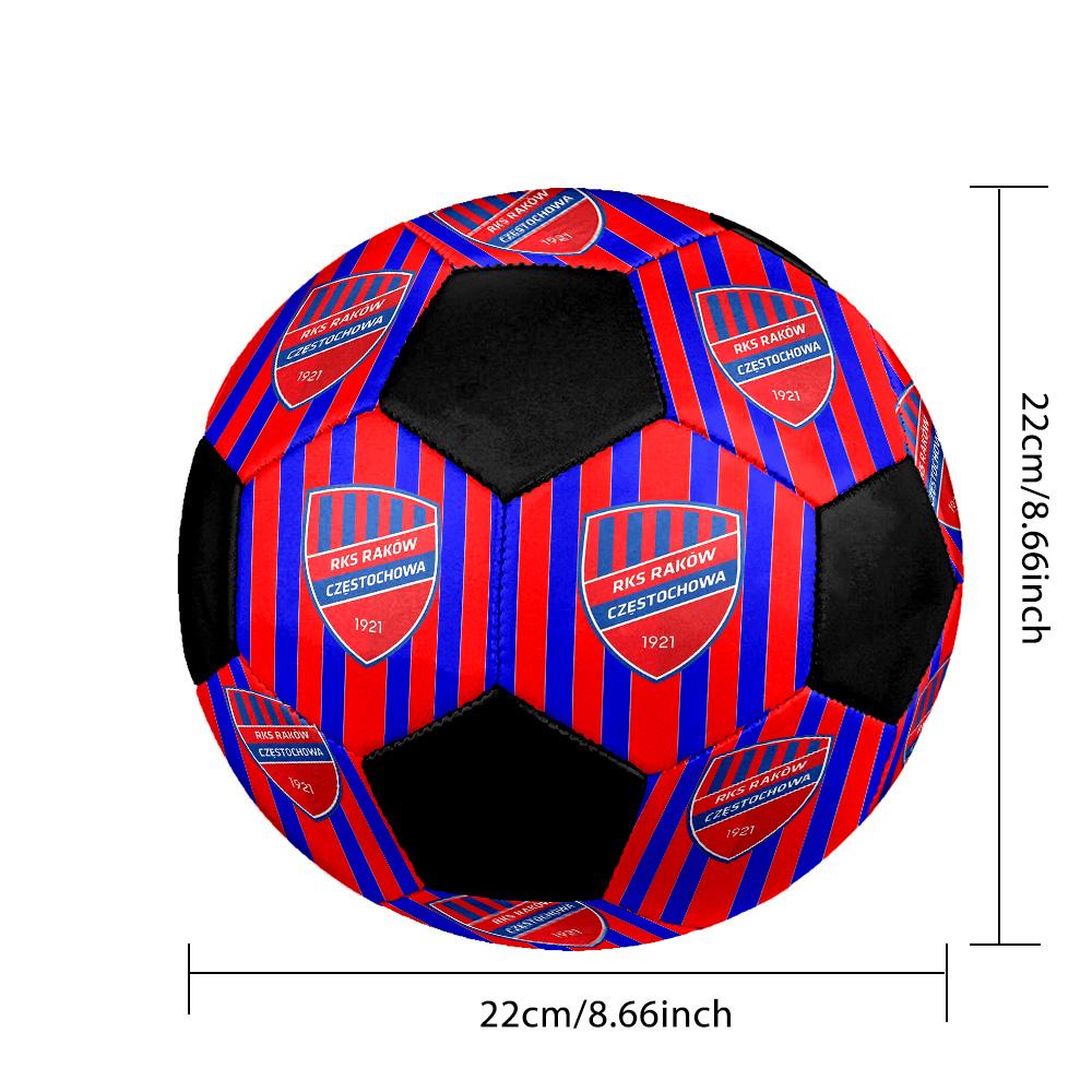 Raków Częstochowa Zaalvoetbal Kleurrijk Alle Leeftijden Maat 5 Machinaal Gestikt PVC Klaar voor Competitie Duurzaam Hoge Stuit