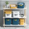 Large Capacity Snack & Toy Storage Box with Lid for Dorms, Homes, and Living Rooms