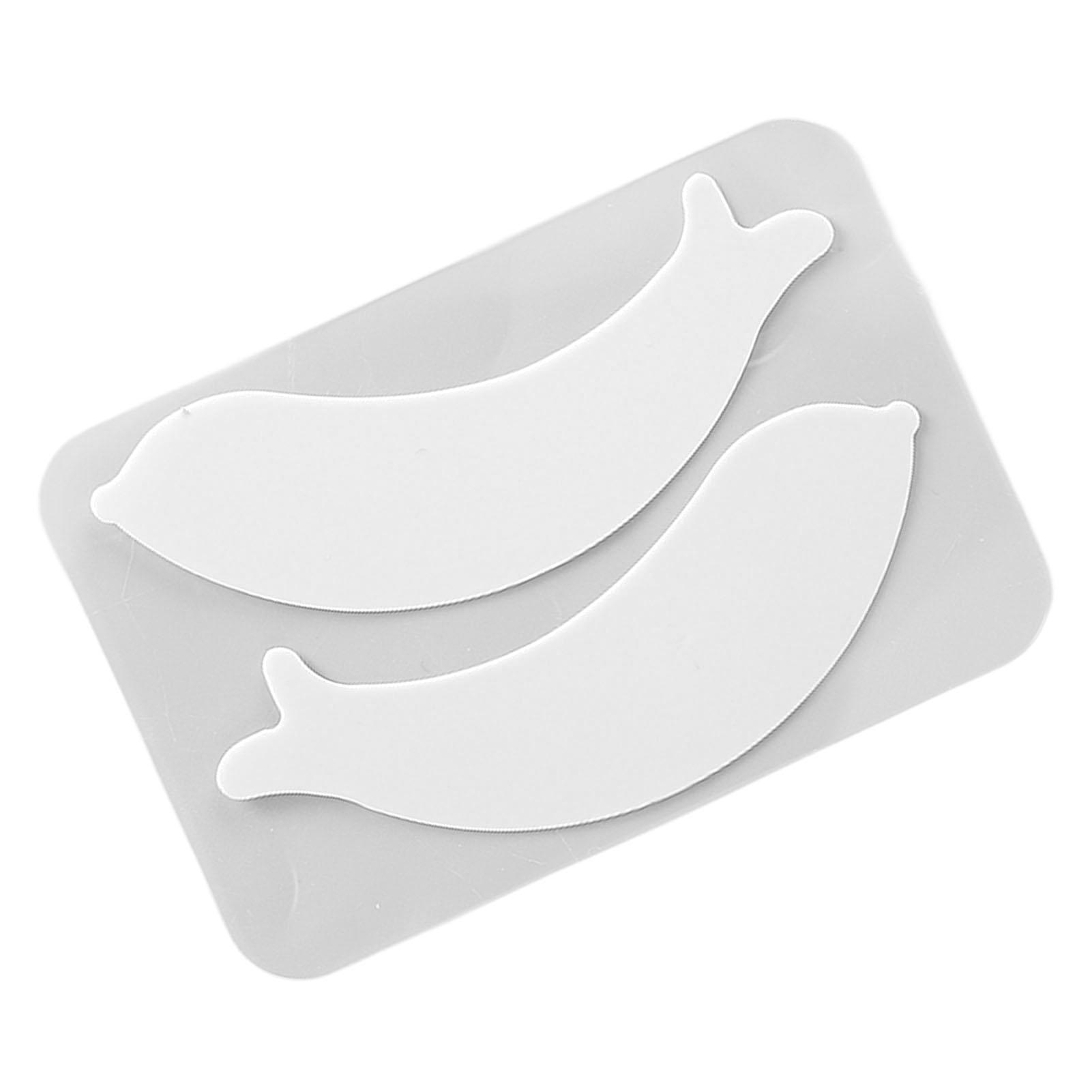 

10 Pairs Eyelash Extension Patches Silicone Under Eye Patches Resuable Lower Lash Isolation Pads белый