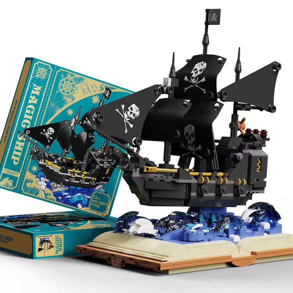 Pirates Ship Black Pearl Model 919PCS Building Block with Swing Function Model Set Creative Collection Toy for Movie Fans Kids