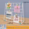 white double-sided mesh panel 35x35cm, includes 20 wood clips