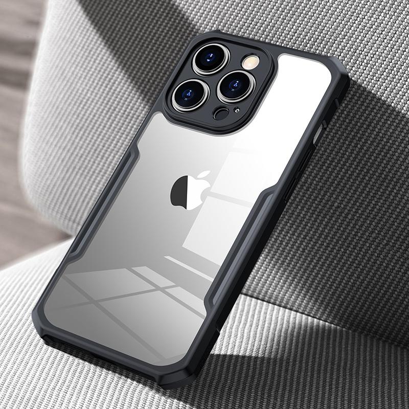 

XUNDD Anti-fall Phone Case for iPhone 14 Pro Max 6.7 inch Well Protection Acrylic+TPU Mobile Phone Back Cover A