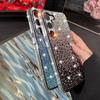 Luxury Gradient Full Diamond Case for Samsung Galaxy S24 S25 S23 Ultra S21 S22 Plus Note 20 Shinny Bling Shockproof PC Cover