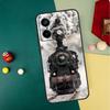 Train Steam Engine Case For Xiaomi Redmi Note 13 Pro 14 12 11 10 15 Pro Plus Redmi 15 14C 13C 10C 12C 15C Funda