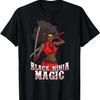 Black Ninja Magic African American Lives Matter Anime Girl T-Shirt