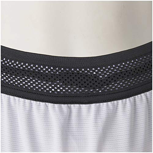 Mizuno Women's Tennis/Badminton Skirt, 72MB1201, Moisture-Wicking, Quick-Drying, White, Size S