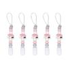 5Pcs Baby Pacifier Clip Food Grade Silicone Prevent Falling Easy To Clean Pacifier Chain for Toddler
