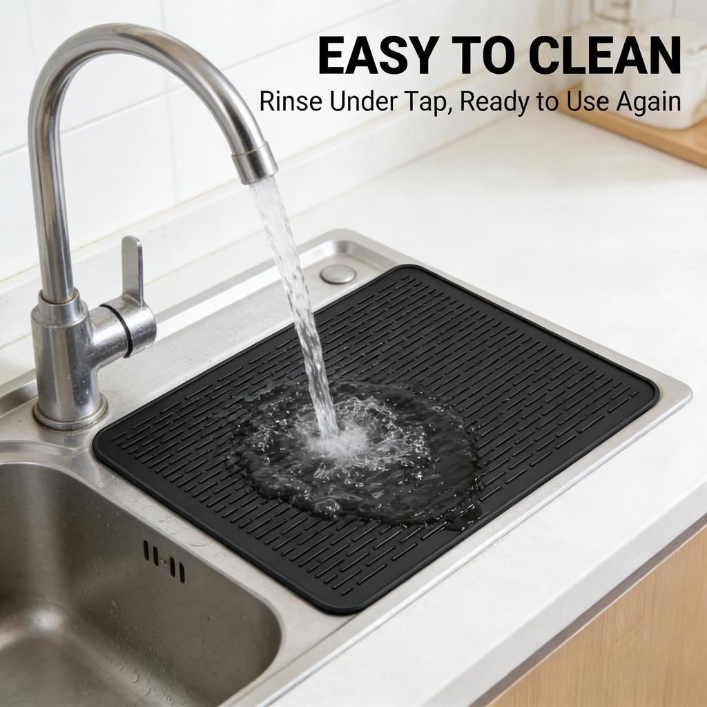 Silicone Electric Stove Top Cover - Heat-Resistant Non-Slip Glass Cooktop Protector Multi-Functional Oven Mat