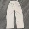 GLYDE American Retro Doppellagige Jogginghose Y2K Hose Herren Damen Einfarbige Buchstabengrafik Gestickt Lässige Baggy Jogginghose