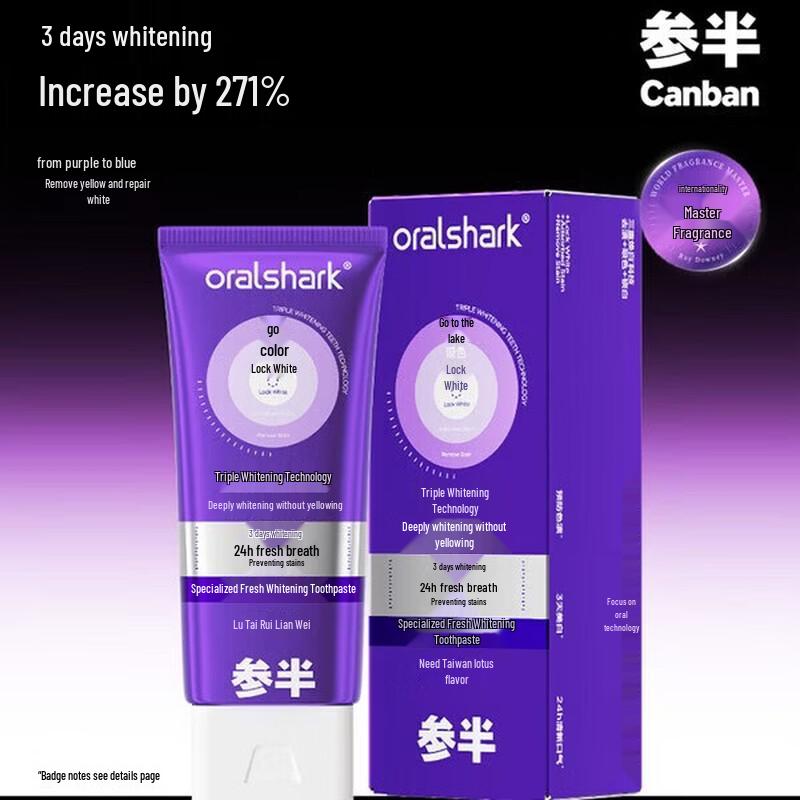 Canban Professional Whitening Toothpaste & Grapefruit Mouthwash Set