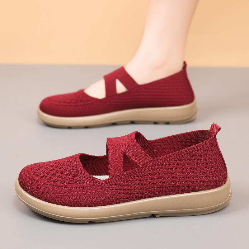 summer new women's shoes lightweight flat polyurethane mother shoes wear-resistant versatile breathable casual shoes women's shoes