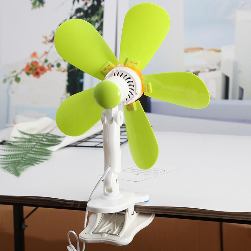 Home Desktop Clip Fan Mini Electric Office Clamp Cooling Fans Student Dorm Bed Natural Wind Ventilation 220V