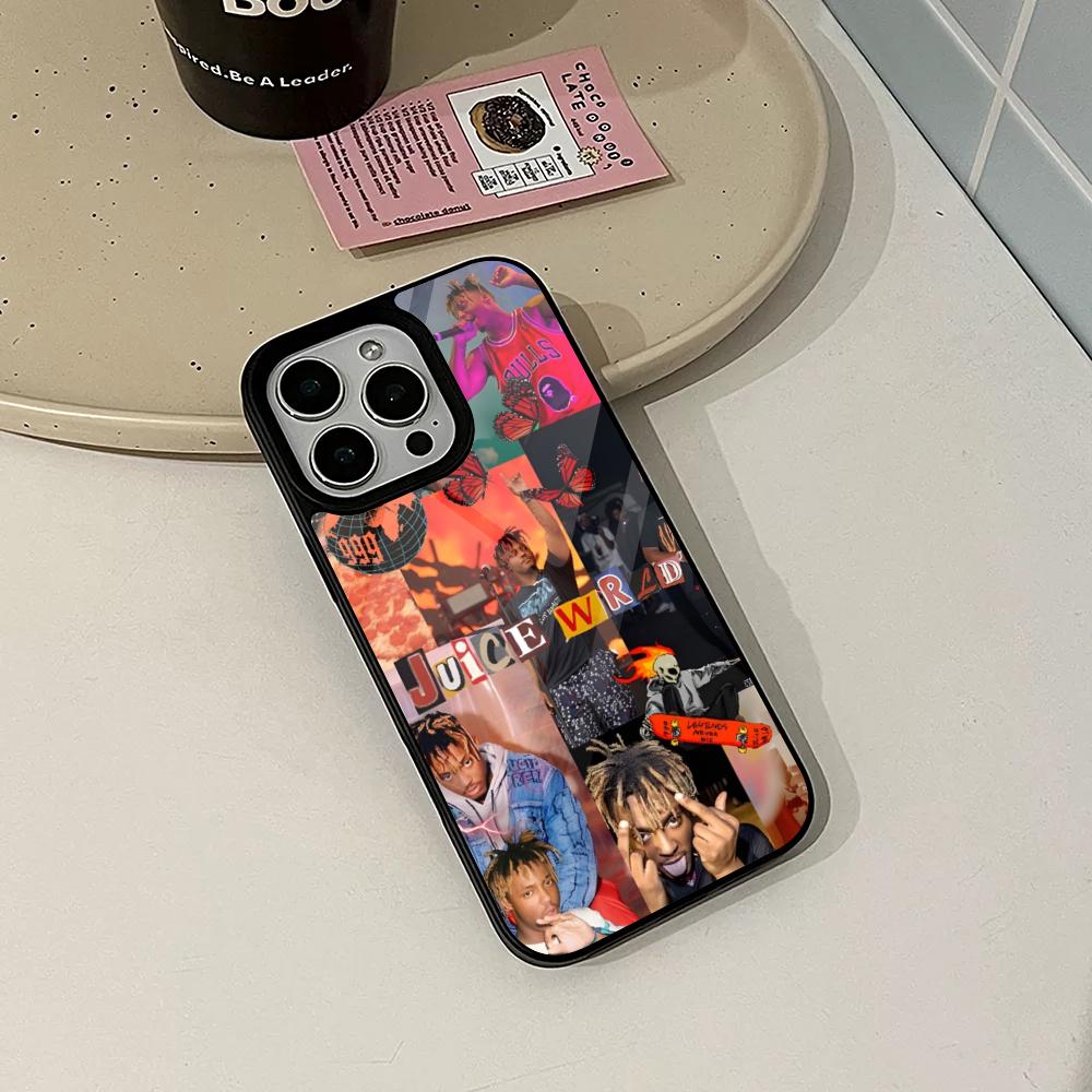Rapper 999 J-Juice W-WRLD Phone Case for Iphone 17 16 15 14 Air 13 12 11 Pro Max Mini Plus Fundas Shell PC+TPU Cover