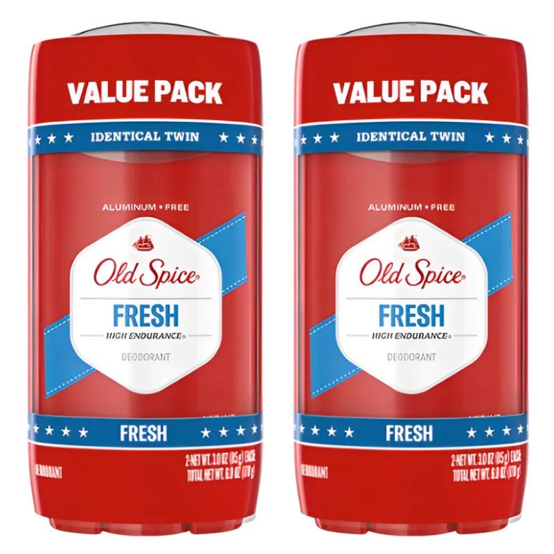 

Old Spice High Endurance Fresh Deodorant Twin Pack for Men – 85 g × 2