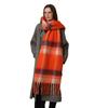 Autumn and winter imitation cashmere plaid scarf women's soft enlarged thick scarf shawl