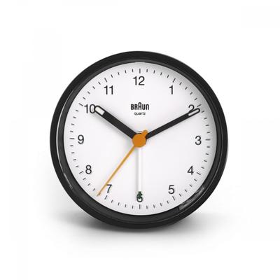 Braun Bc12bw Κλασικό Ξυπνητήρι Crescendo Χαμηλού Θορύβου Δημόσιο Επιτραπέζιο Ρολόι