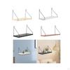 Ledge Shelf Wall Hanging Display Floating Mounted Wood Storage Rack for