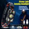 Motion Sensor Head Lamp Rechargeable Headlight Portable Induction LED Headlamp Waterproof Head Flashlight for Camping Fishing