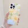 Oil painting flowers For Apple 15pm mobile phone case For in For iPhone13 mobile phone protective case 14promax film case