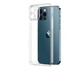 Custodia in Silicone Trasparente con Bordi Morbidi a Copertura Totale per iPhone 14 Pro Max
