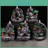 Burner Quickly Backflow Exquisite Large Hole Funnel Smoke Out Carved Resin Aromatherapy Ornament Retro Mountain Waterfall Incense
