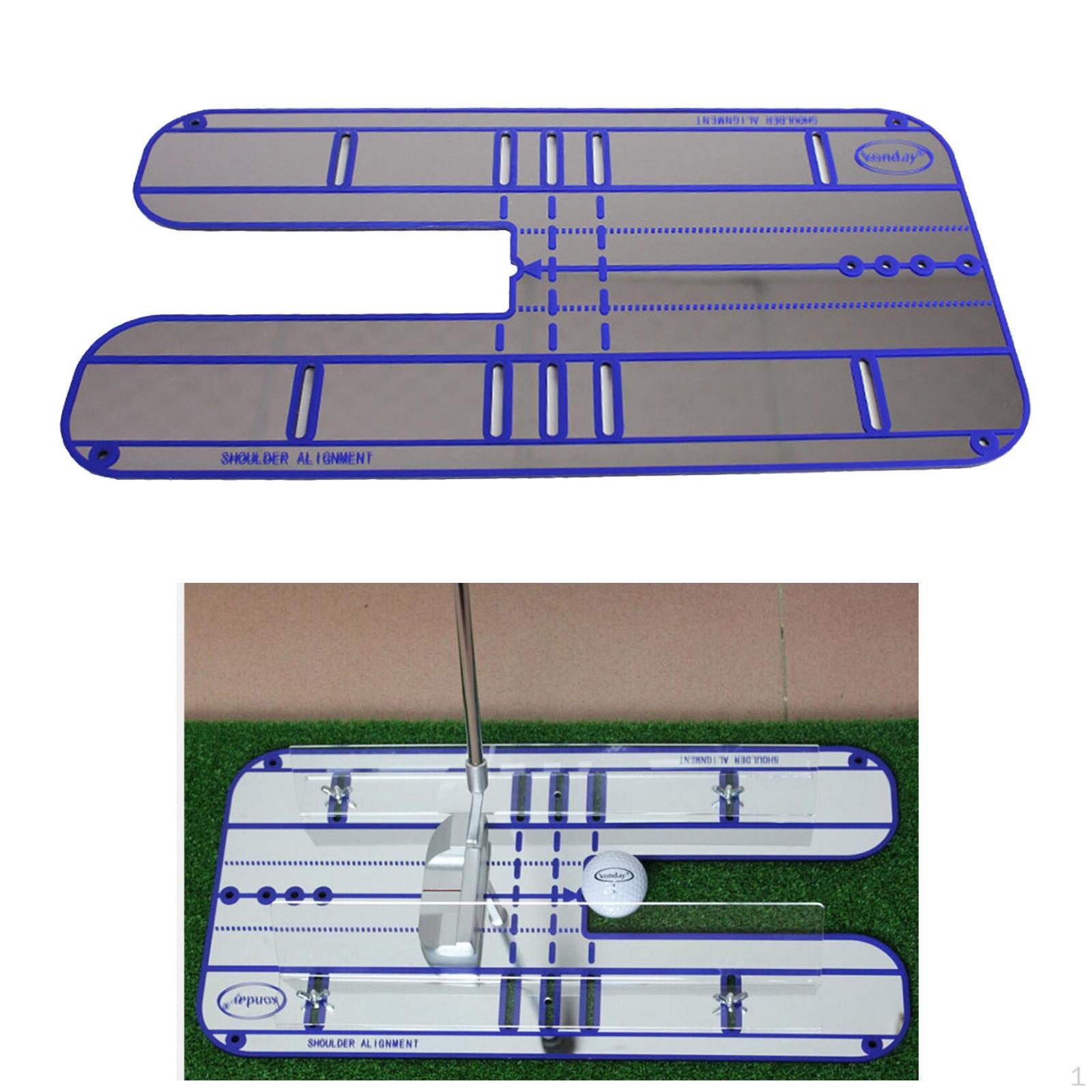 Putting Alignment Mirror Large Golf Accessories Trainer Eye
