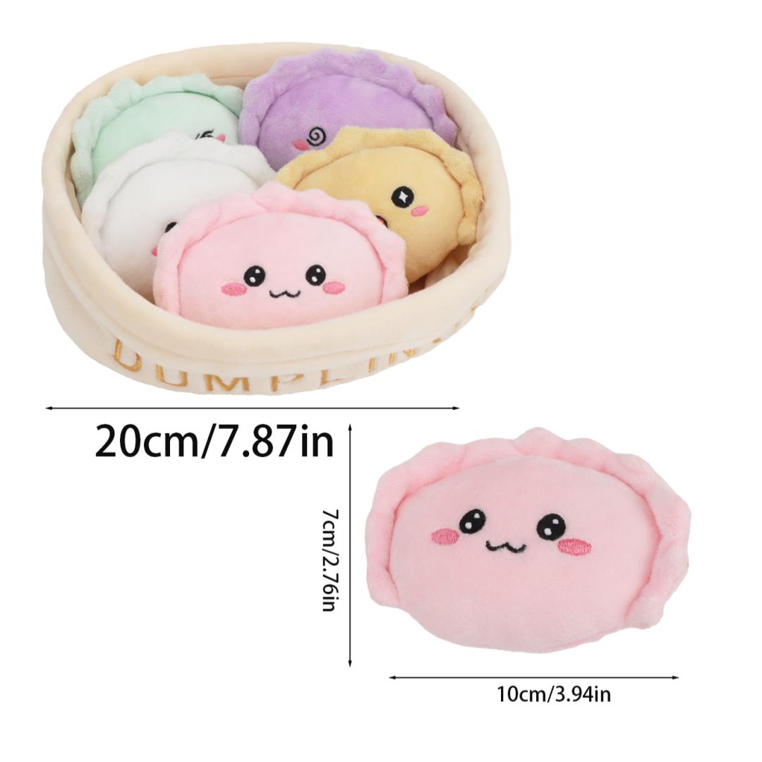 

20cm Cute A Basket of Dolls Chicks A Basket of Dumplings Colorful Playthings Plushie Plush Toy ideal for Children Birthyday Xmas Gift Idea Home 20cm