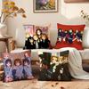 Anime K-K-ON! Urocza poszewka na poduszkę Premium Comfort Dwustronna poszewka na poduszkę - Design Dwa w Jednym do Każdego Pomieszczenia i Wnętrza Samochodu