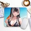 Anime Kawii Standard Mouse Pad Virtual Idol Gamer Mouse Mat J_Juufuutei Small Gaming Mousepad Travel Mouse Mat Non-Slip Mousemat