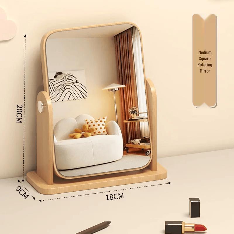 

CaiKun Rotatable Foldable HD Desktop Makeup Mirror