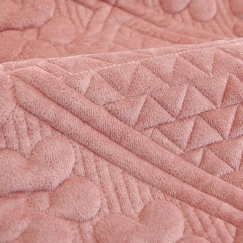 Květinový vzor zahušťující potah na pohovku univerzální měkký sametový polštář na pohovku protiskluzová podložka na ručníky do obývacího pokoje čtyři roční období 1 ks