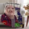 Pătură Aruncată Super Confortabilă Pluș Cameră de Zi Chemând Porc Canapea Este Canapea Copilărească John Cadouri de Ziua de Naștere