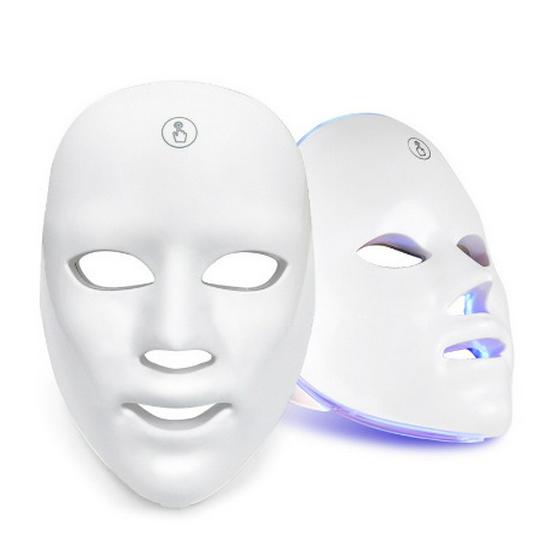 Семицветная светодиодная маска для лица для омоложения кожи