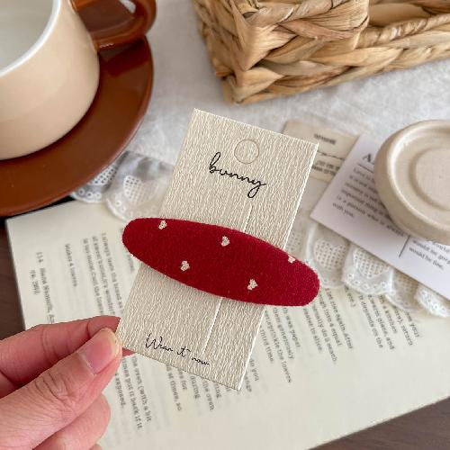 

Red Love Geometric BB Clip Sweet Girl Hairpin Bangs Side Clip Barrettes Headwear Hair Clip Children s Hair Accessories Headdress