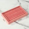 1 Stück Samt Schmuck Aufbewahrungstablett Ring Ohrring Display Box Brosche Handwerk Klassifizierung Organizer Exquisite Tablett Fall