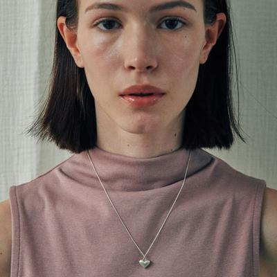 Verte [925 Silver] Un.silver.200 / Mon Heart Necklace