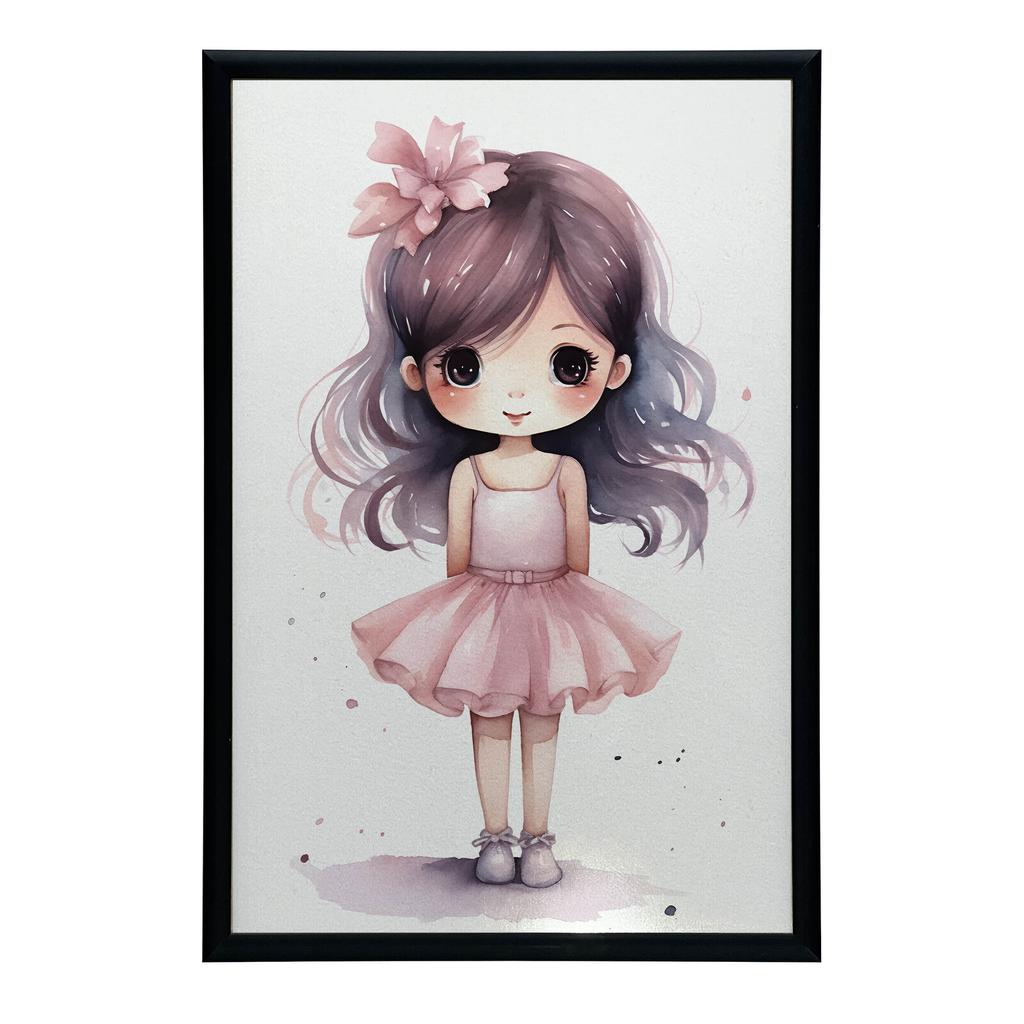 Mała Księżniczka Mała Księżniczka, 40X50 Cm, Rama Aluminiowa Złota, Papier Matowy 230 Gsm