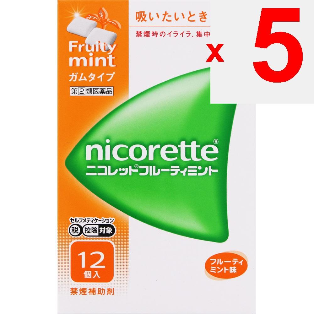 Alinamin Pharmaceuticals Nicorette Fruity Mint 12 pieces Smoking cessation aid Smoking cessation aid Efficacy: Alleviates symptoms such as irritabilit