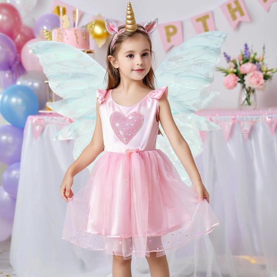 Yousheng Fairy Wing for Girls Women Organza Angel Wings Halloween Butterfly Cosplay Costume for Cosplay Party Accessory