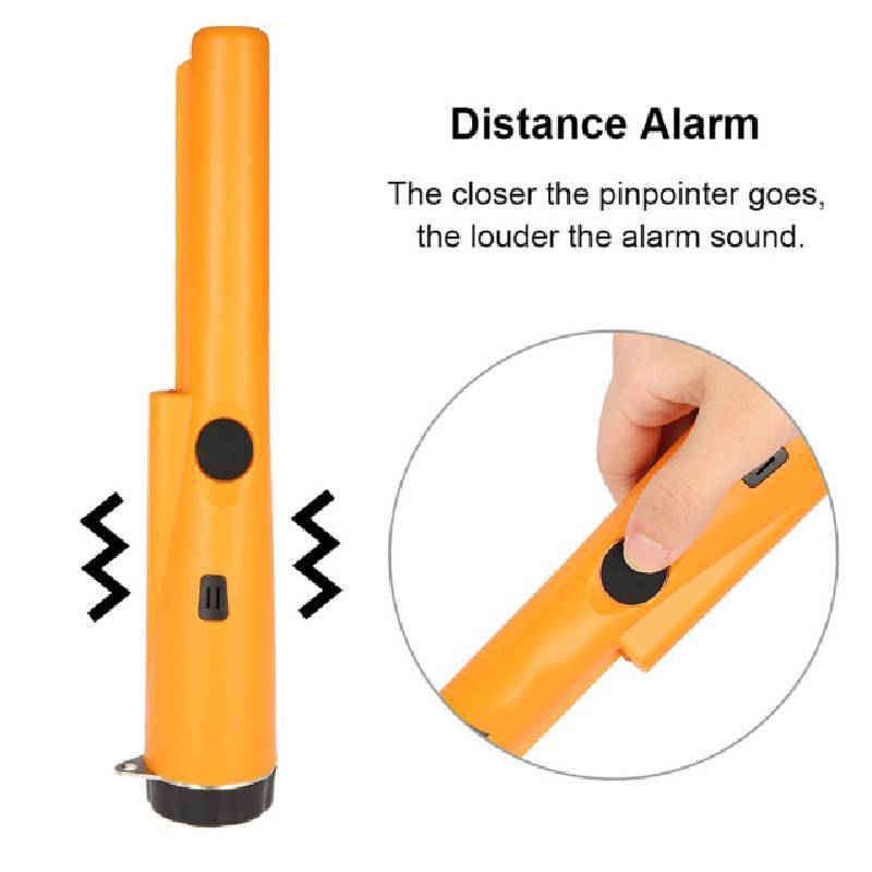 Gp Pointer Metal Detector With Vibration Sound Alarm Handheld Metal Search Device For Treasure Hunting