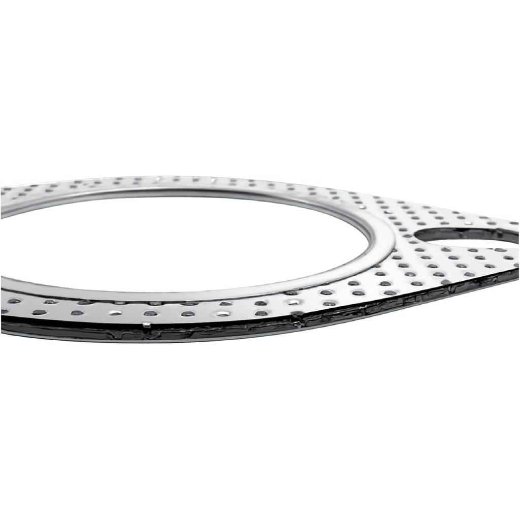 Strongthium 3“ Exhaust Gasket 2 Bolt for 3 Inch Muffler Flange Manifold 120-07610-0002 High Temperature 2X