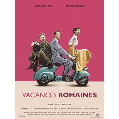 ROMERSKA SEMESTRAR Original Biografaffisch RULLAD Litet format 53x40cm FilmAffisch William Wyler Audrey Hepburn