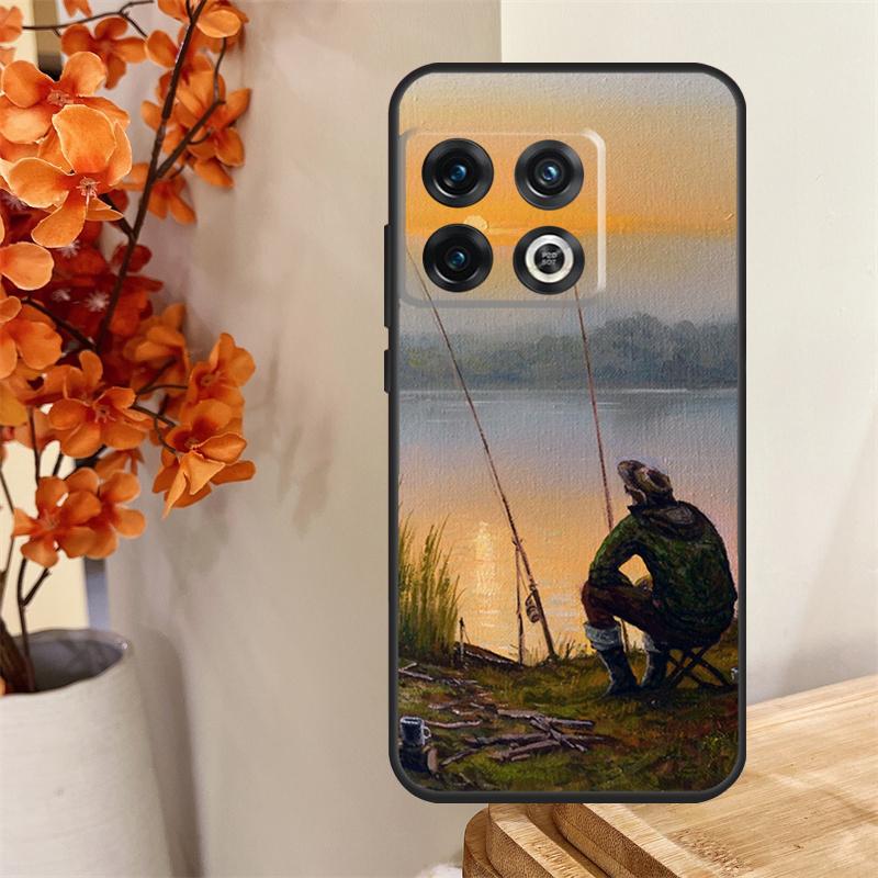 

Fish Fishing Fisherman Funda For OnePlus 13 13R 12 12R 11 10 Pro 8T 10T OnePlus Nord 4 CE 2 3 Lite N30 N20 N10 Case OnePlus Nord N30
