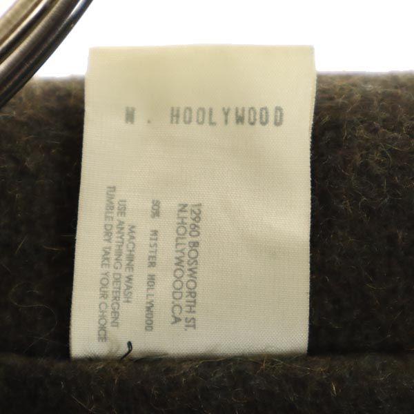 N.HOOLYWOOD fabriqué au Japon Veste en laine à manches longues 36 Kaki capuche Homme Occasion