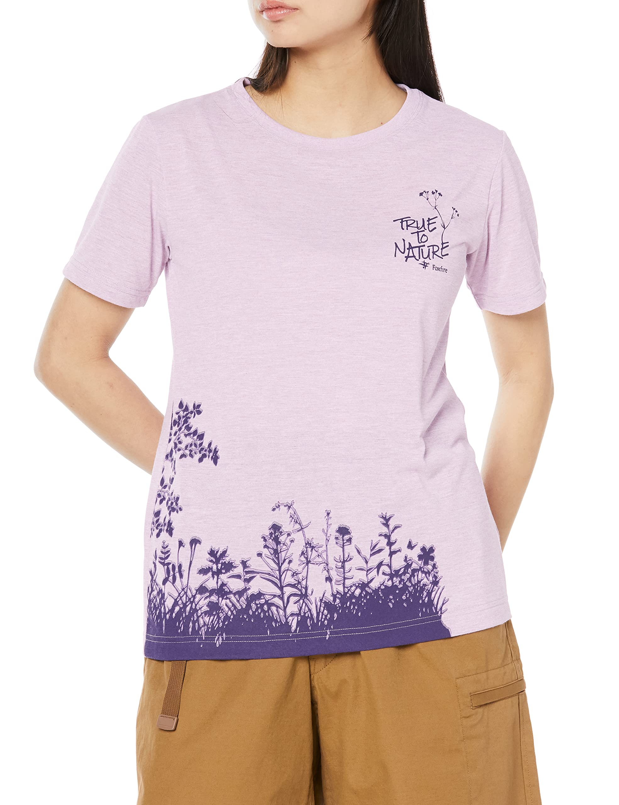 

Foxfire C-Shield Wildflower T-Shirt (Size S), Mauve, Women s, 8215367, Moisture-Wicking, Quick-Drying, UV Protection
