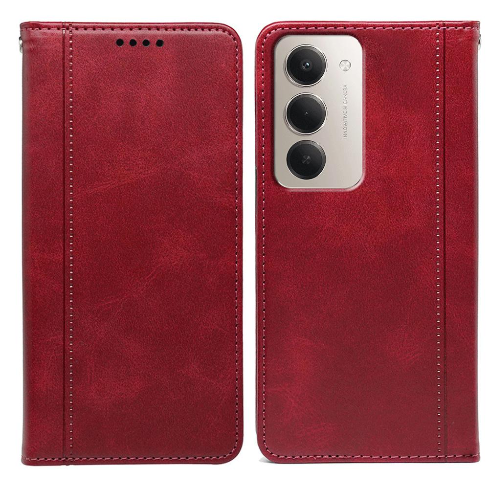 Für Xiaomi 15 Hülle Verdeckter Magnetverschluss Kalbleder Textur Handyhülle