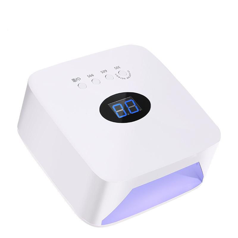 30 LED Rechargeable Nail Art Light With Smart Digital Display Nail Polish Nail Dryer Manicure Tools For Salon And Home Use