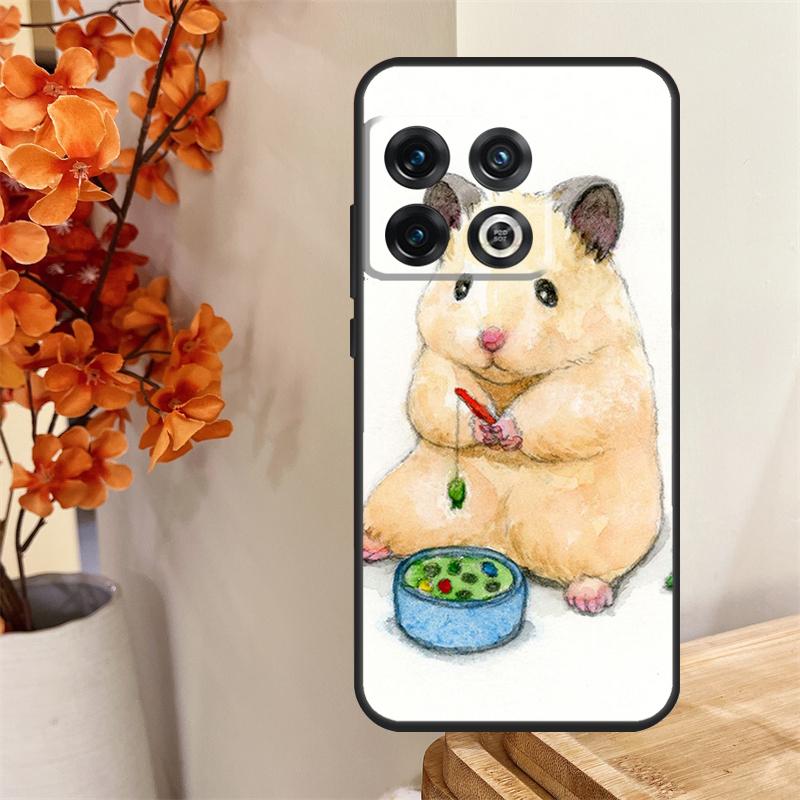 Hamster Art Funda For OnePlus 13 13R 12 12R 11 10 Pro 8T 10T OnePlus Nord 4 CE 2 3 Lite N10 N20 N30 Case